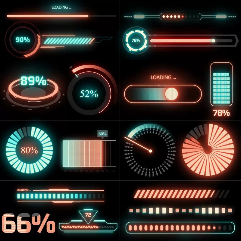 图片[2]-PR/AE一键套用！这赛博朋克加载动画让我的视频秒变高级，三分钟用AE模板做出赛博朋克加载界面