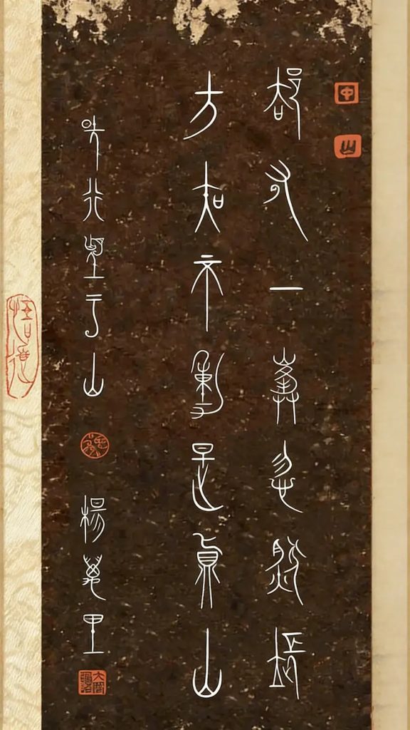 图片[4]-【敬峰中山王篆】源自战国时期中山国青铜器篆刻铭文的篆书字体-95n95.com免费商用字体