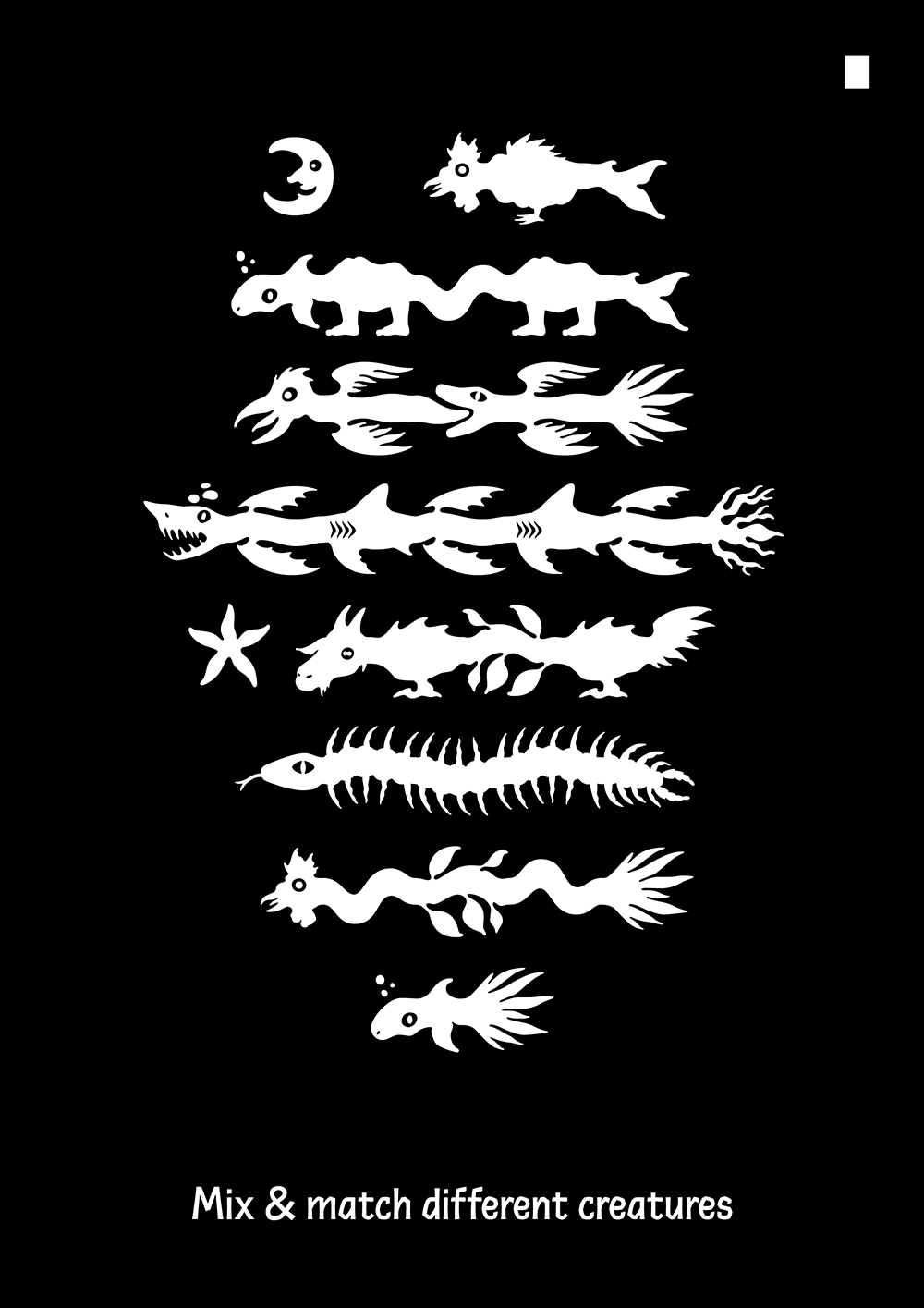 图片[3]-【Teranoptia】一款别致的奇幻异兽怪物图案装饰字体-95n95.com免费商用字体