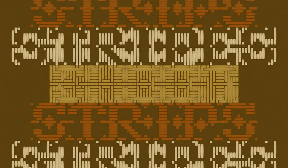 图片[3]-【Amakan】源来菲律宾传统尼帕草屋竹席的编织纹理字体-95n95.com免费商用字体