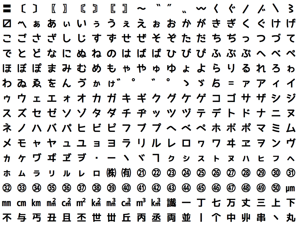 图片[4]-【温柔黑体】基于M+FONTS衍生的日系黑体字体-95n95.com免费商用字体