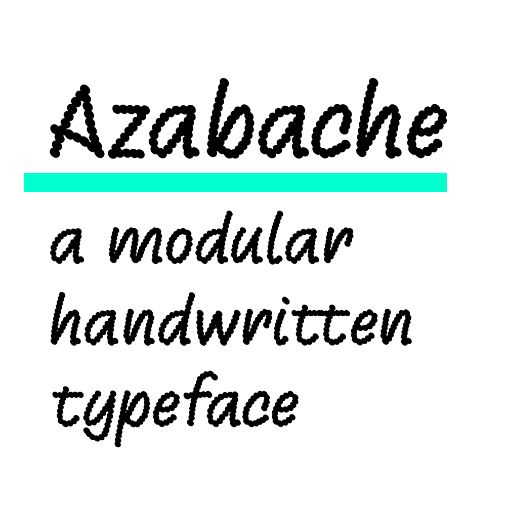 图片[2]-【Azabache】兼具手工质感与数字基因的 “赛博混合体” 字体-95n95.com免费商用字体