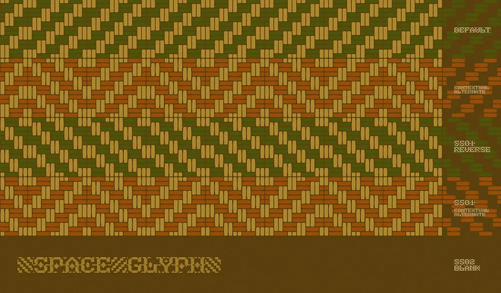 图片[7]-【Amakan】源来菲律宾传统尼帕草屋竹席的编织纹理字体-95n95.com免费商用字体