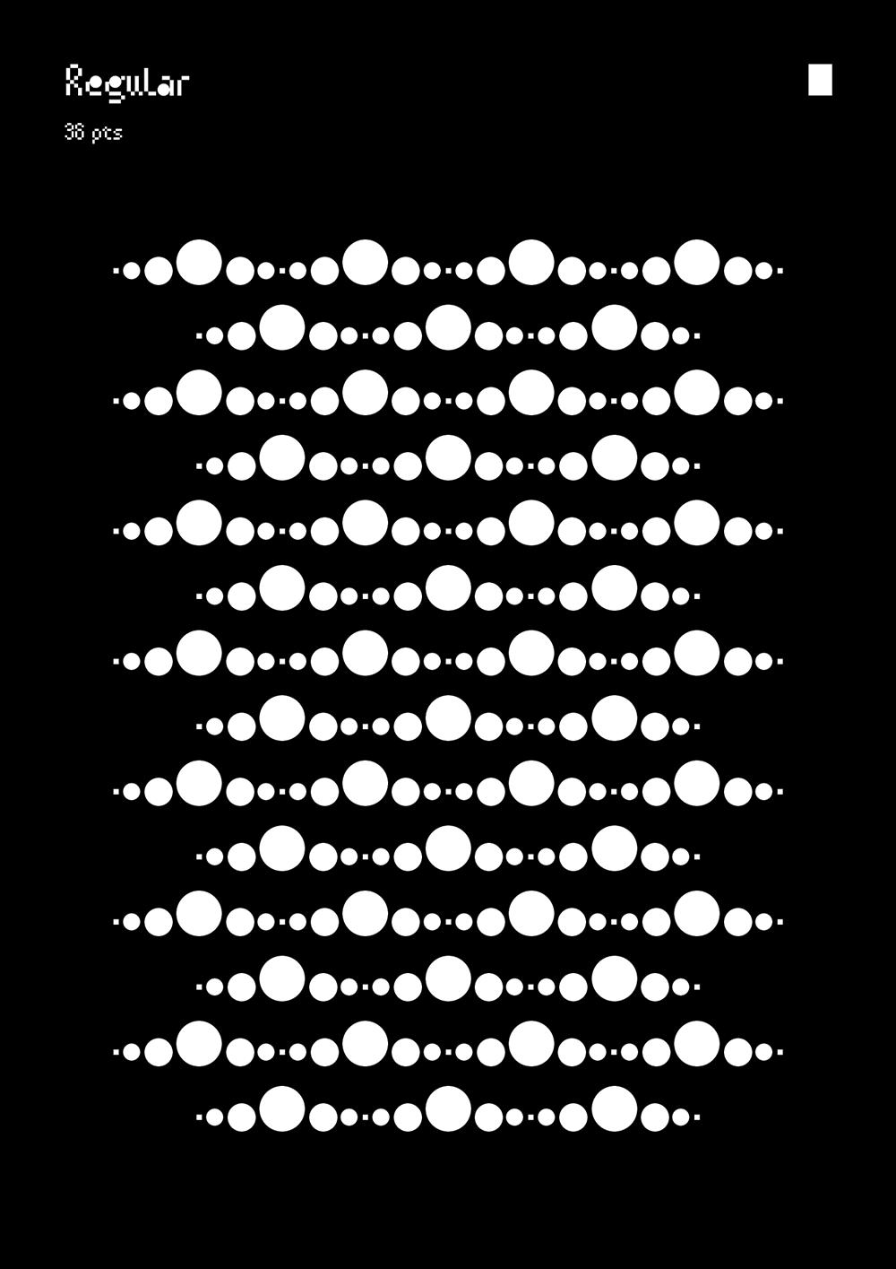 图片[3]-【Kobata】适用于艺术项目、故障错误的简约几何字体-95n95.com免费商用字体
