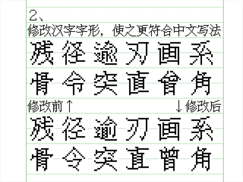 图片[4]-【人偶仿宋 16】像素风格的装饰性16px 点阵体手写字体-95n95.com免费商用字体