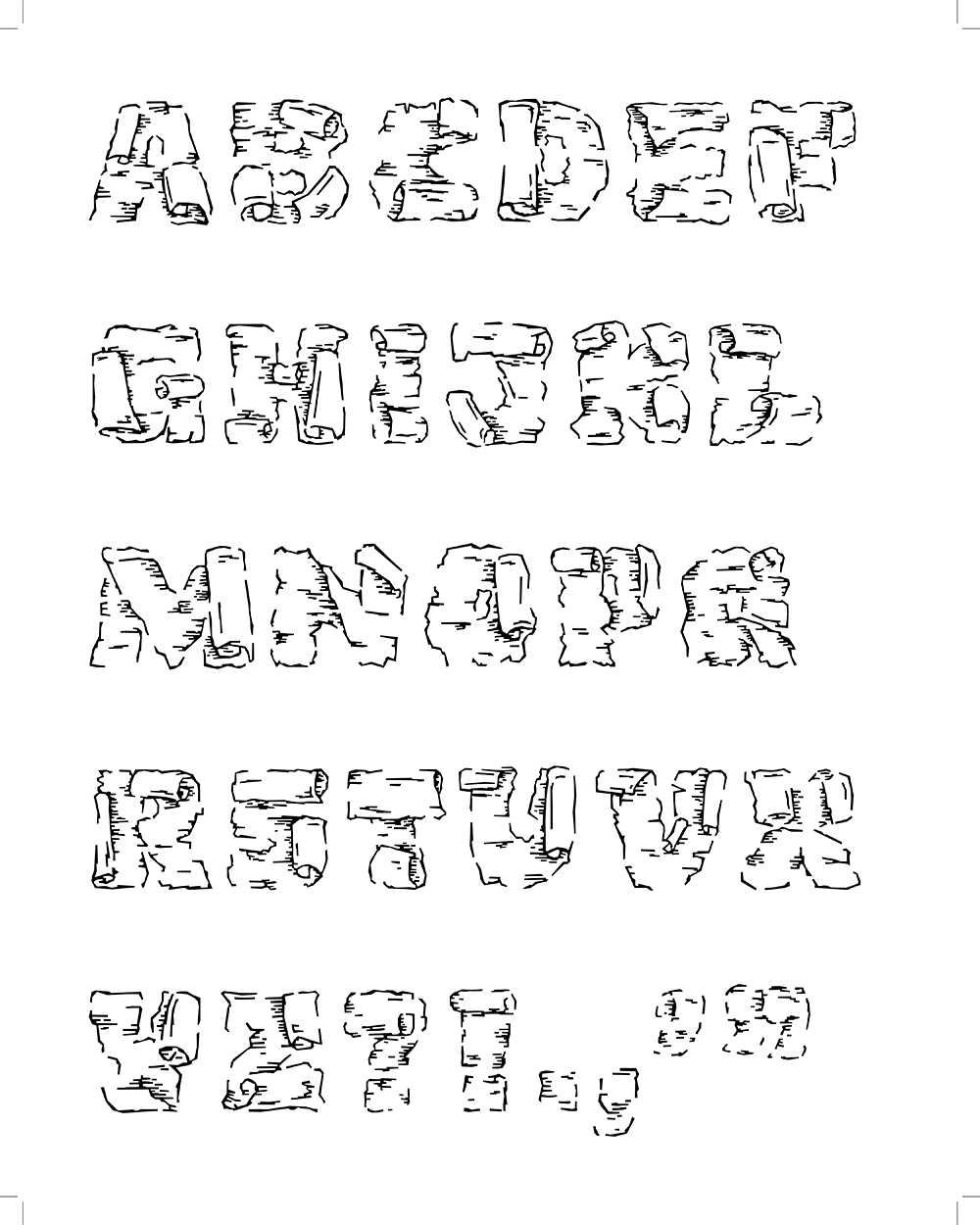 图片[5]-【Letters】一种非常适合大字号使用的展示字体-95n95.com免费商用字体