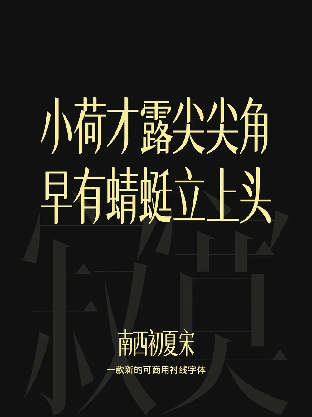 图片[4]-【南西初夏宋】基于思源宋体，一款漂亮的宋体字体-95n95.com免费商用字体