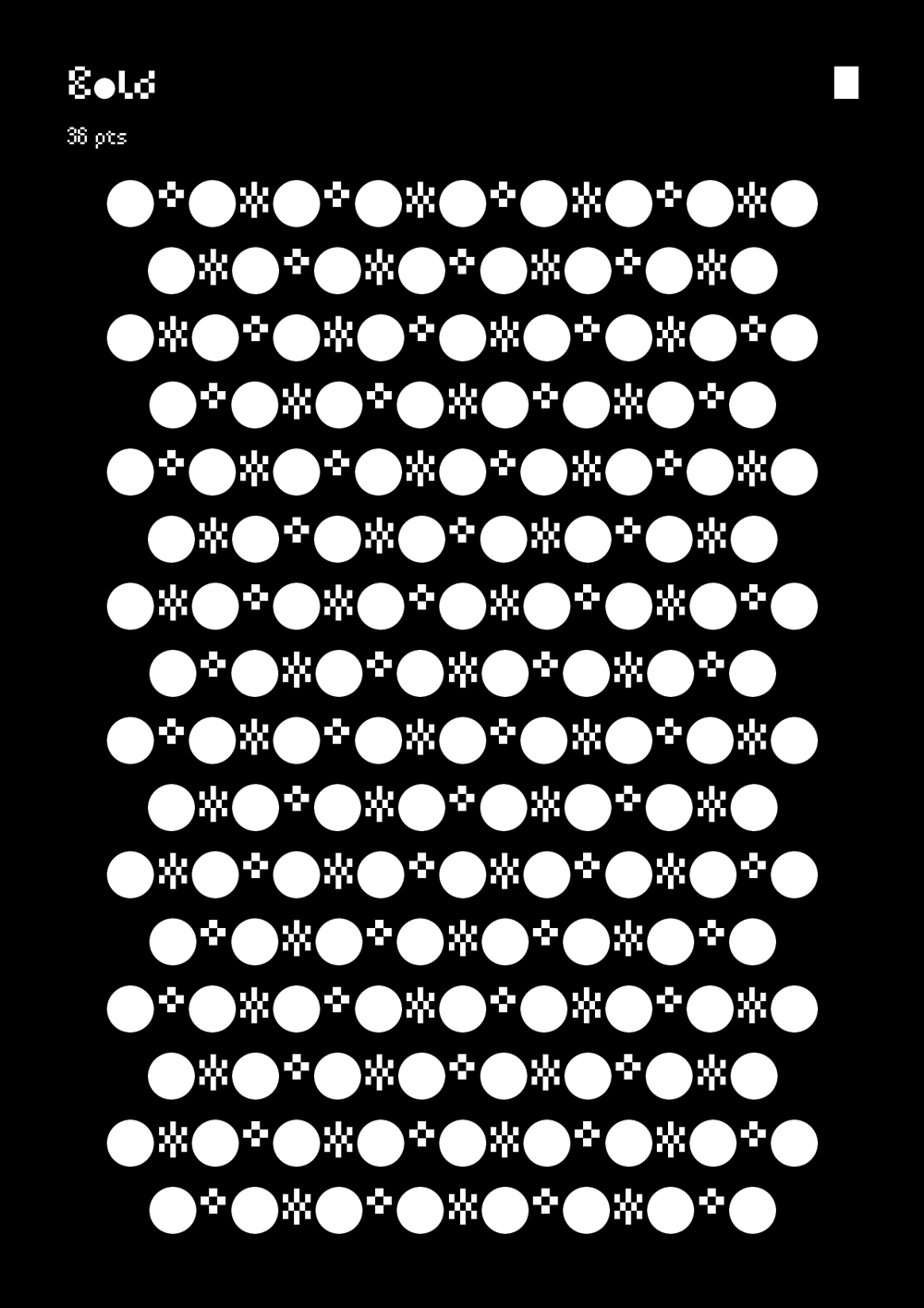 图片[5]-【Kobata】适用于艺术项目、故障错误的简约几何字体-95n95.com免费商用字体