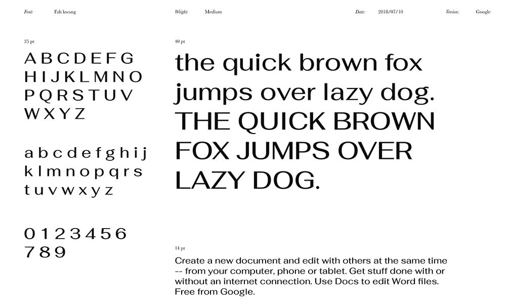图片[2]-【Fahkwang】源自活字印刷时代的泰文复古展示字体 -95n95.com免费商用字体