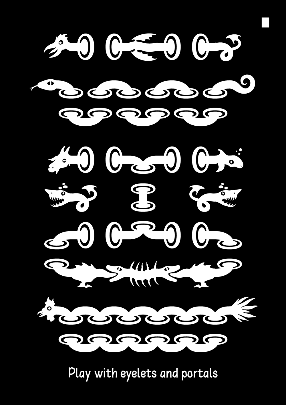 图片[5]-【Teranoptia】一款别致的奇幻异兽怪物图案装饰字体-95n95.com免费商用字体