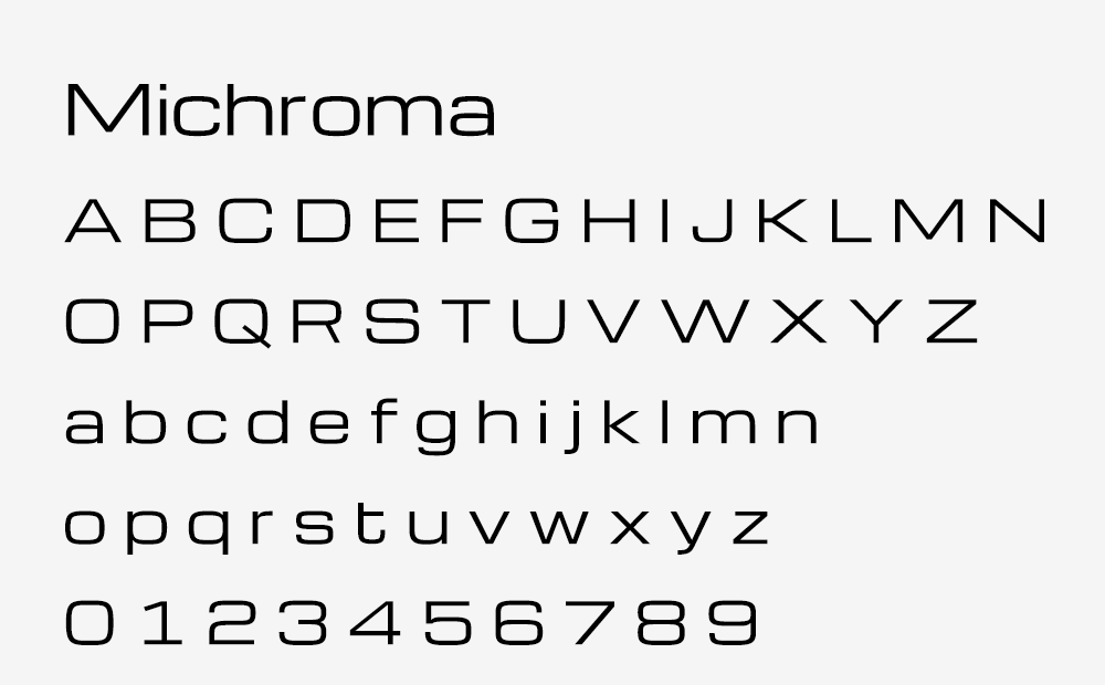 图片[2]-【Michroma】一种具有科幻未来感的圆角方形无衬线字体-95n95.com免费商用字体