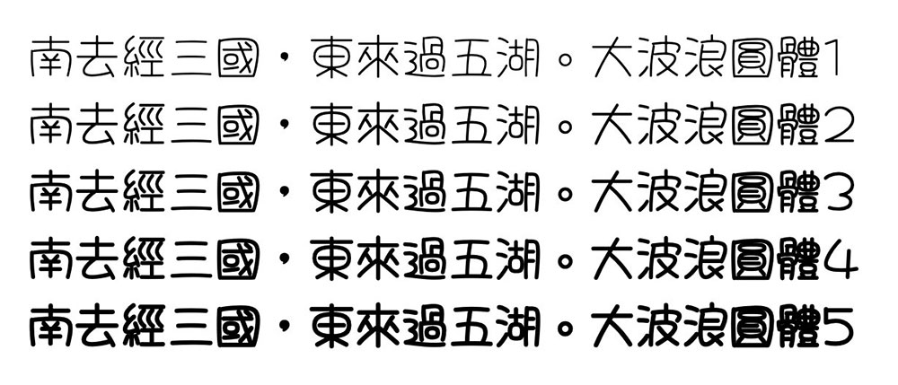 图片[3]-【大波浪圆体】致力于取代华康少女体的免费商用字体-95n95.com免费商用字体
