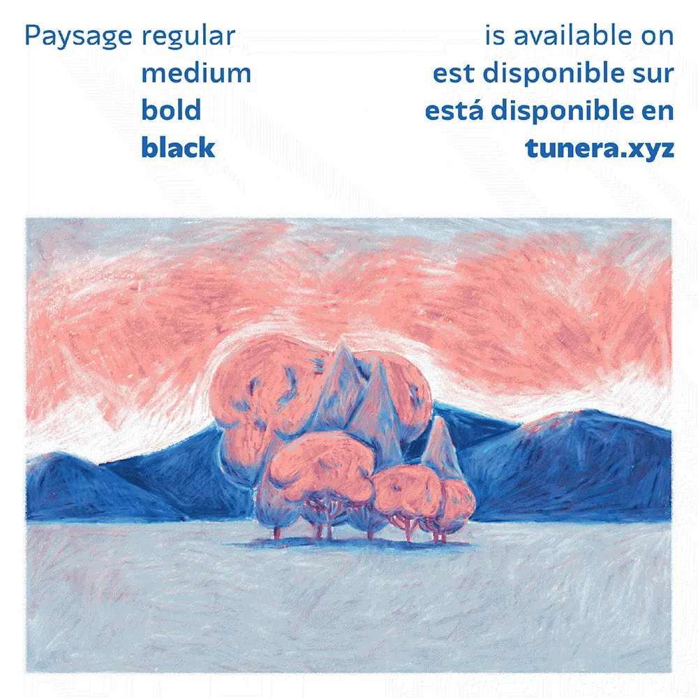 图片[2]-【Paysage】一款简洁的人文风格无衬线字体-95n95.com免费商用字体