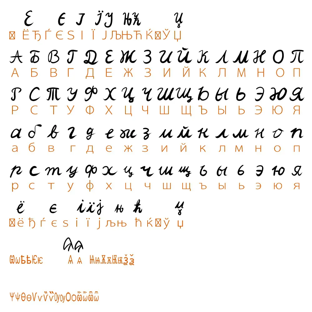 图片[8]-【があた草書通常かな】一款采用比例间距的日文草书字体-95n95.com免费商用字体