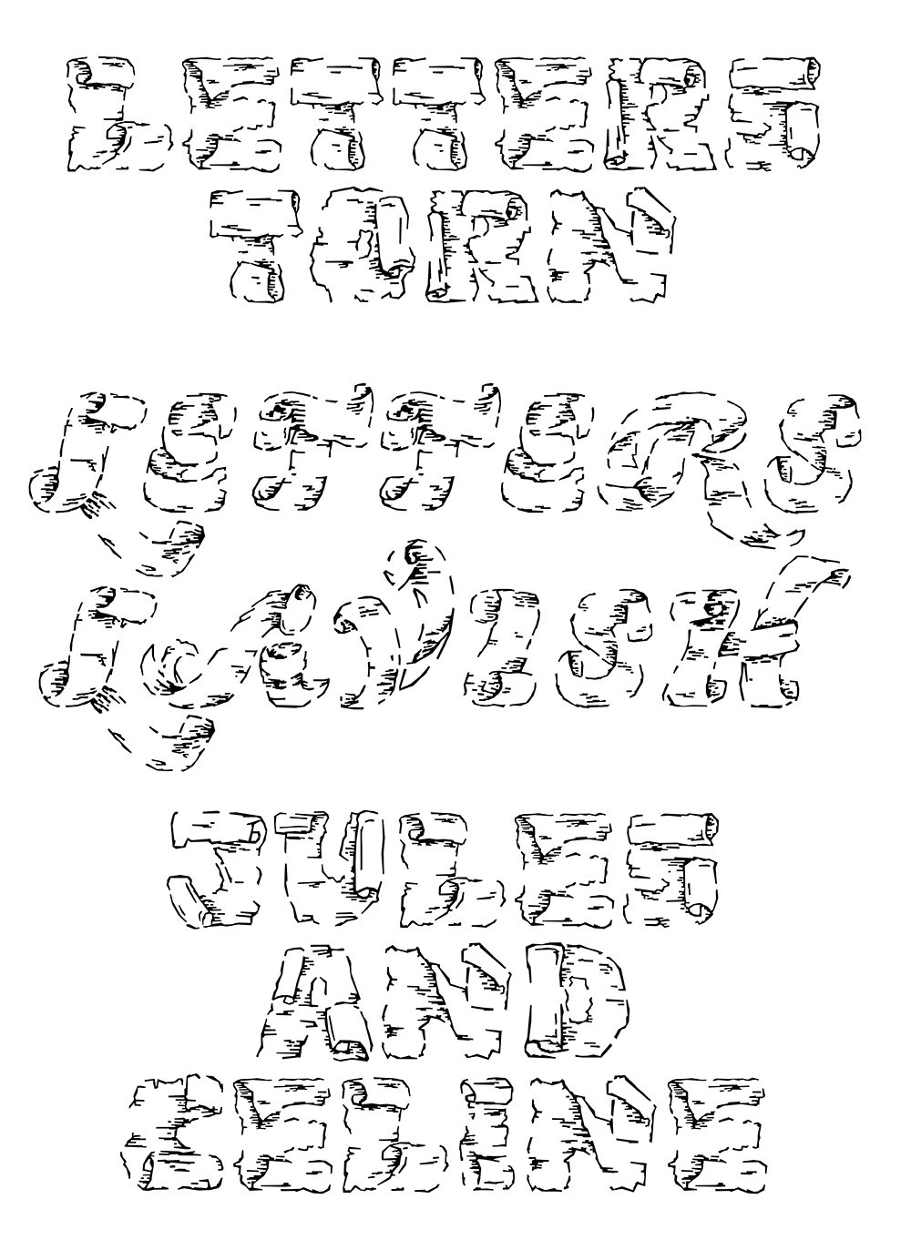 图片[2]-【Letters】一种非常适合大字号使用的展示字体-95n95.com免费商用字体