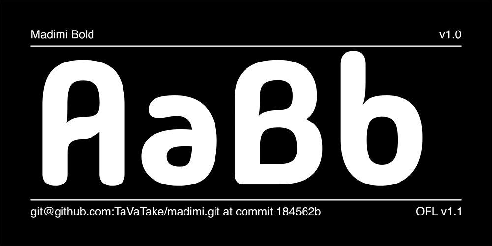 图片[2]-【Madimi One】一款简约干净、圆润的无衬线字体-95n95.com免费商用字体