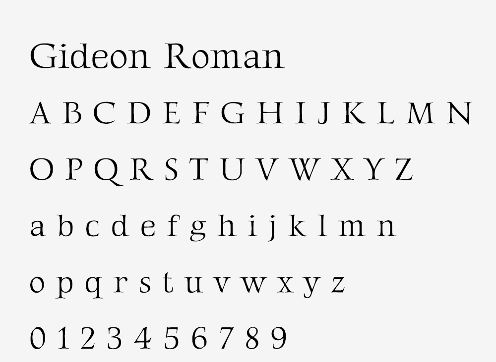 图片[3]-【Gideon Roman】一款传承罗马风格的传统衬线字体-95n95.com免费商用字体