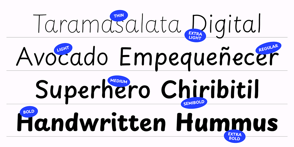 图片[5]-【Playpen Sans】充满童趣的真实手写质感的手写体字体-95n95.com免费商用字体