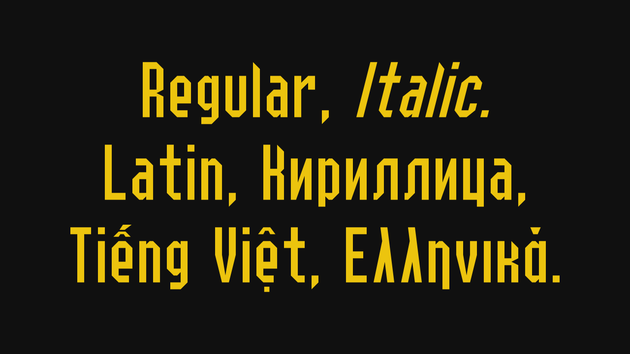 图片[3]-【Yulong】SIL OFL协议免费英文字体， 2字重和1166个字形-95n95.com免费商用字体