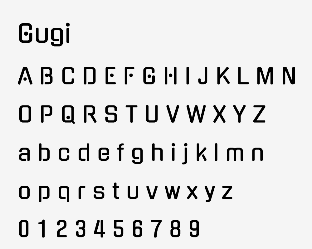 图片[2]-【Gugi】一种韩语和拉丁语字体-95n95.com免费商用字体