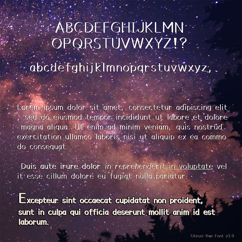 图片[7]-【お手製Rwiフォント】具有强劲的笔触和独特的柔和味道-95n95.com免费商用字体