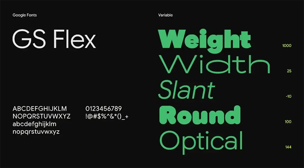 图片[3]-【Google Sans Flex】谷歌免费开源的一款功能强大的可变字体-95n95.com免费商用字体