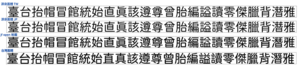 图片[3]-【台湾圆体】基于思源黑体与小杉圆体的圆体字体-95n95.com免费商用字体