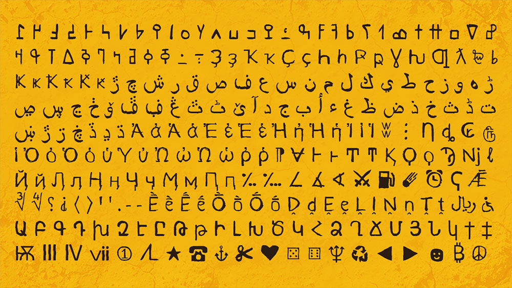 图片[2]-【Kurland】一款免费手写风格英文字体，2054 个字形-95n95.com免费商用字体