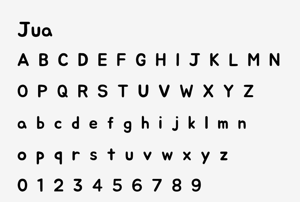 图片[2]-【Jua】一种圆润的充满怀旧氛围的手写字体-95n95.com免费商用字体