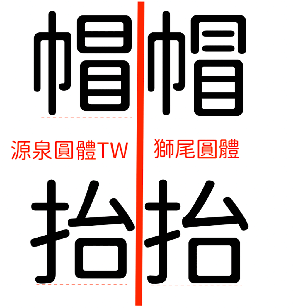 图片[4]-【狮尾圆体】基于思源黑体的拔脚和加圆改造-95n95.com免费商用字体