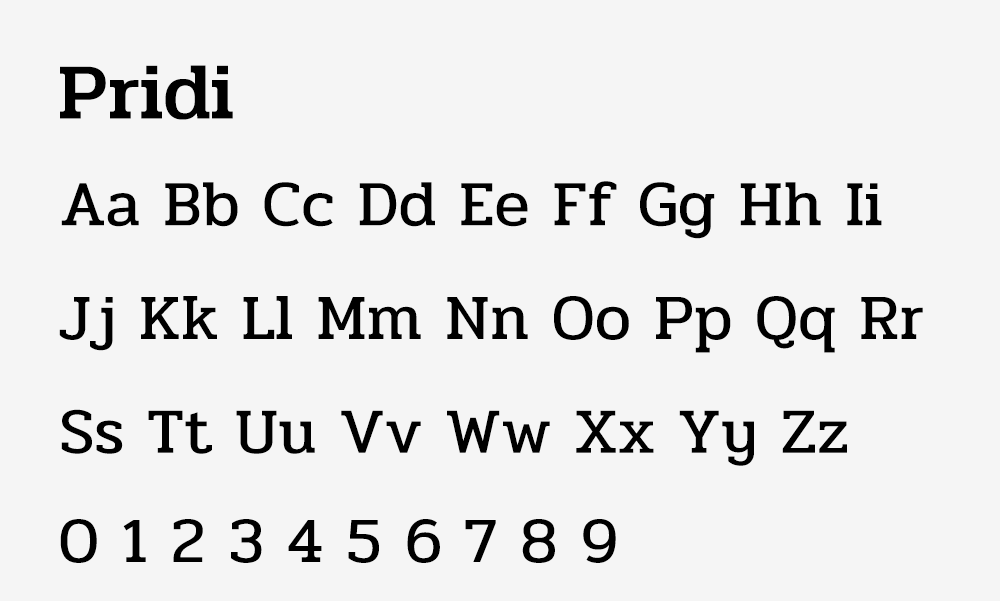 图片[2]-【Pridi】一种粗体衬线拉丁文和循环泰文字体-95n95.com免费商用字体